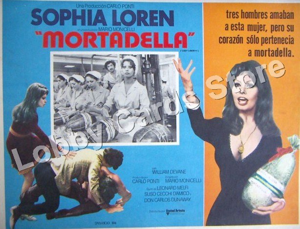 SOPHIA LOREN- / MORTADELLA